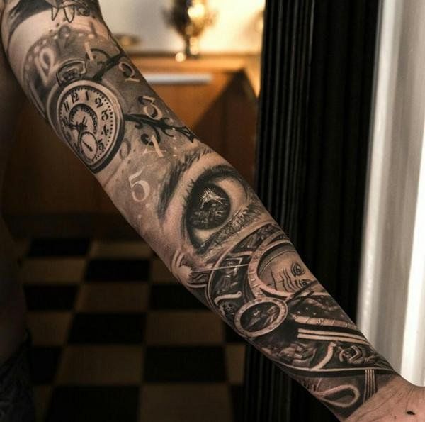Which style of tattoos looks better?