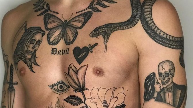 Which style of tattoos looks better?