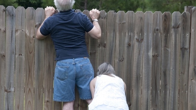 How to deal with nosy neighbors?