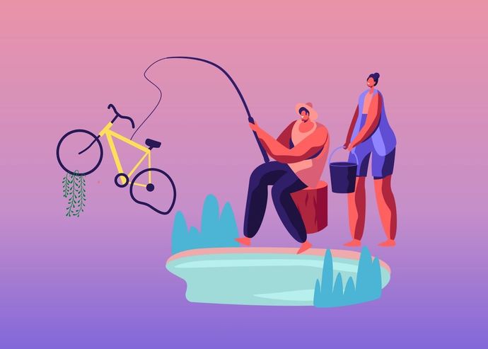 Does a woman need a man like a fish needs a bicycle?