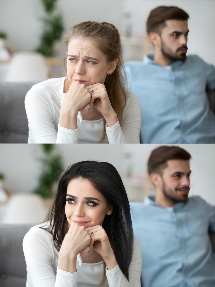 My boyfriend is mad about when I wear make-up?