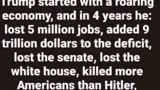 Are Trump supporters really unaware or blinded of his horrible legacy?