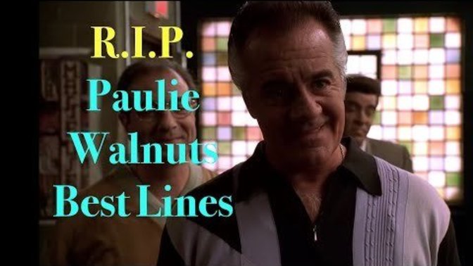 How do you feel about Tony Sirico passing away?