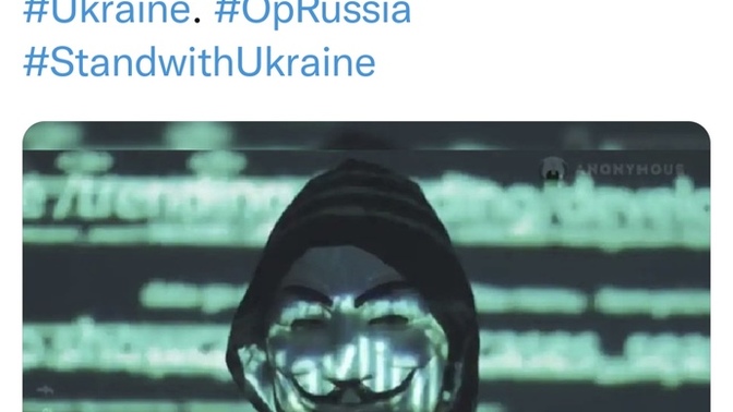 Do you think Anonymous Is a terrorist organization by supporting foreign countries in a war?
