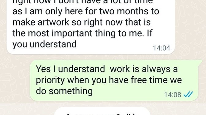 Why girl said fancy me but say not have much time foar me?