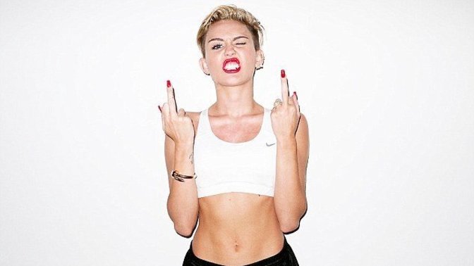 NSFW: Tinder or Bumble shows a picture of a girl flipping the bird. Right swipe or left swipe?