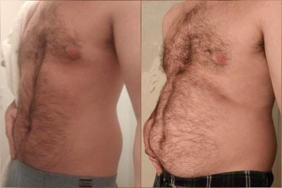 How much weight does it look like Ive gained?