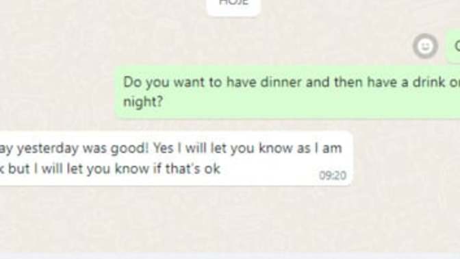 Do you think it's ok after she sent this message was too bad?