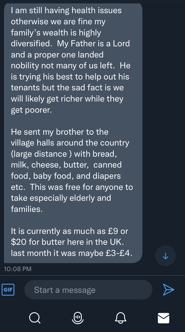 I met a girl who claimed to be a daughter of an English landed lord, does that sound legitimate?