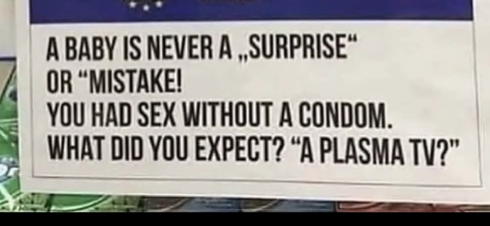 What do you think or have to say about this statement regarding pregnancy?