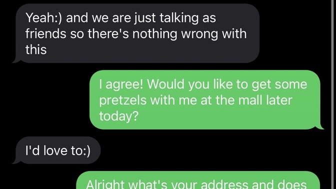 Is it okay to have friends while in a relationship with somebody? A guy from instagram just showed this screenshot of him talking to my girlfriend?
