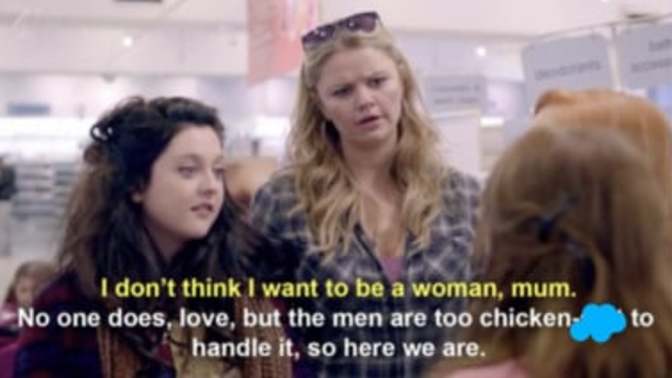 Are men up the the job of being a woman?