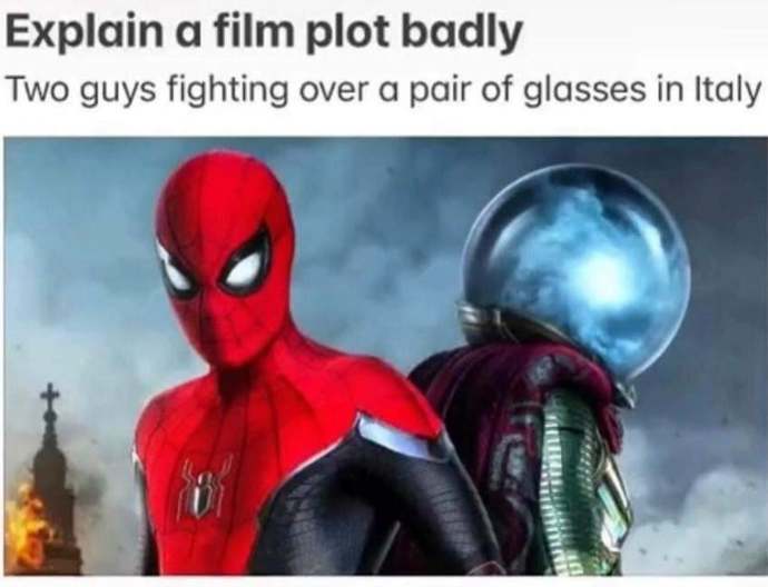 Can you explain a film plot badly?