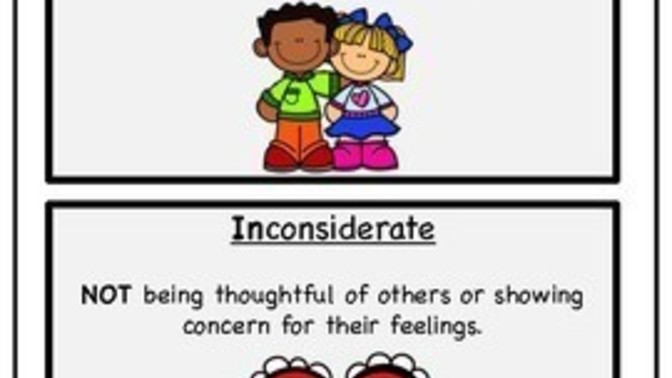 Are you considerate or inconsiderate?