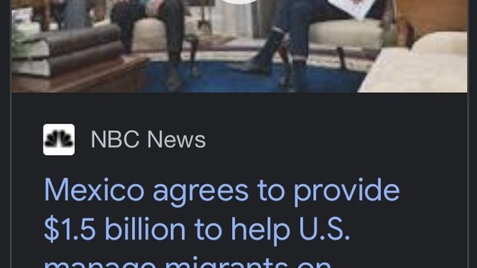 AMLO has made an agreement with Joe Biden to put in $1.5B dollars in into border security in exchange for more Mexican migrants workers. Good deal?