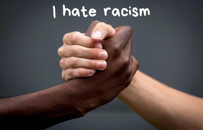I hate racism so much. Why would a dude be racist?