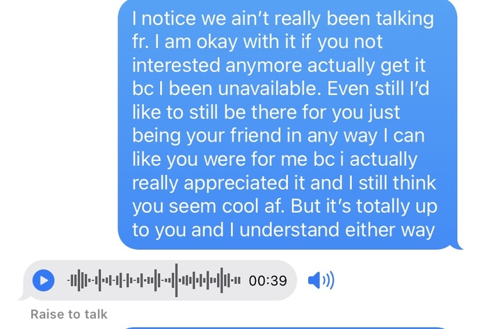 Why don’t guys ever communicate when they have lost interest with me?