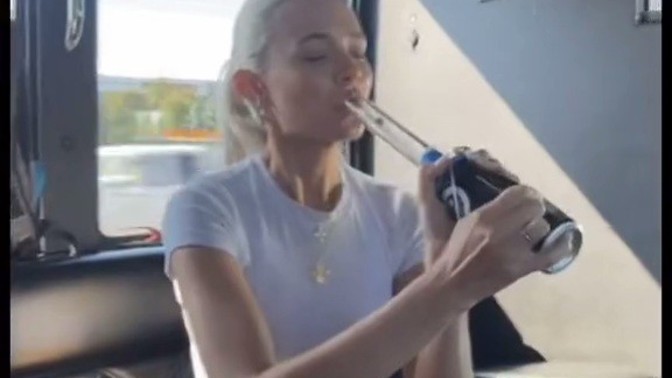 Can you "chug" drinks?