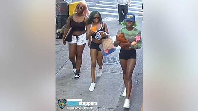Video surveillance image of the suspects