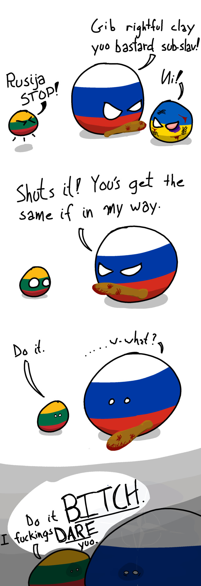 All the ex-communist block and soviets republics think the same. We fucking dare you bitch