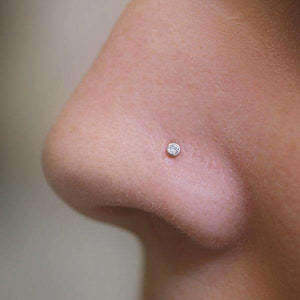 Is it better to use a nose stud rather than a nose ring?
