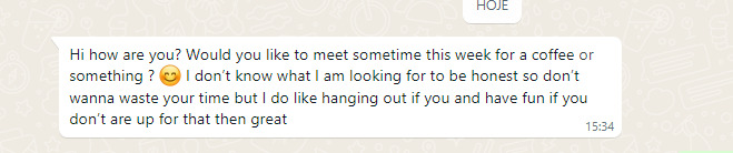 After 3 dates, we kissed. From the 3 dates she sends me this message after asking for a break. Should I stop going out with her?
