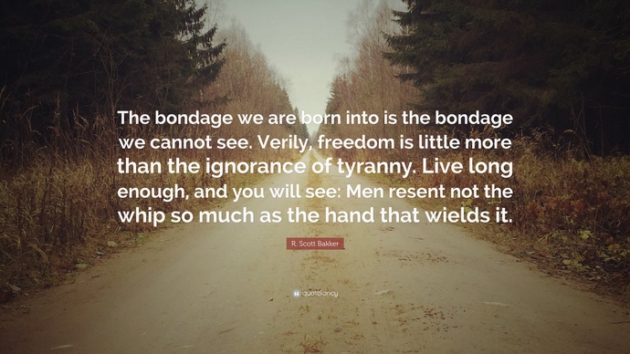 If the USA falls into bondage, will the people again have spiritual faith? If so, will they acquire the courage to fight and win liberty and freedom?