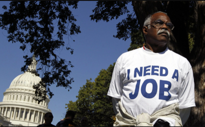 Black man at the Capital building.