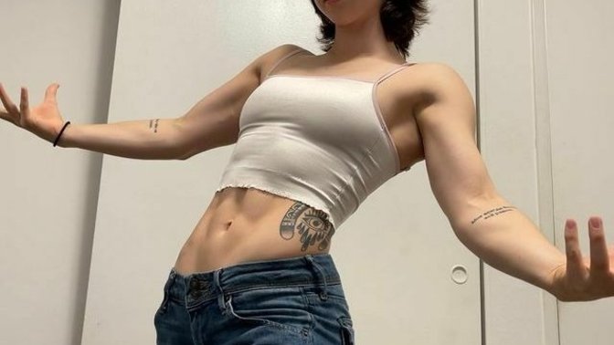 Guys, How attractive do you think this girl is. I've seen her shown as buff girl all over the internet recently?