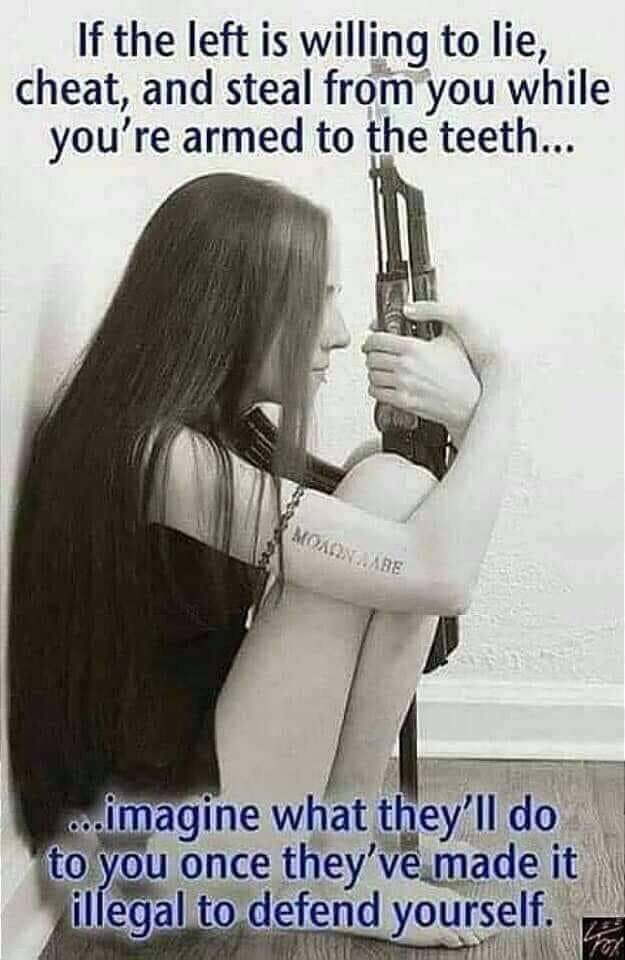 Do you agree that regarding gun control, the more and more the people concede their rights the more the government will demand and take?