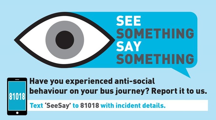 What does the phrase “If you see something, say something” mean to you?