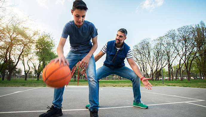 Should I beat my teenage son at basketball tomorrow to remind him who I am?