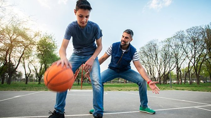 Should I beat my teenage son at basketball tomorrow to remind him who I am?