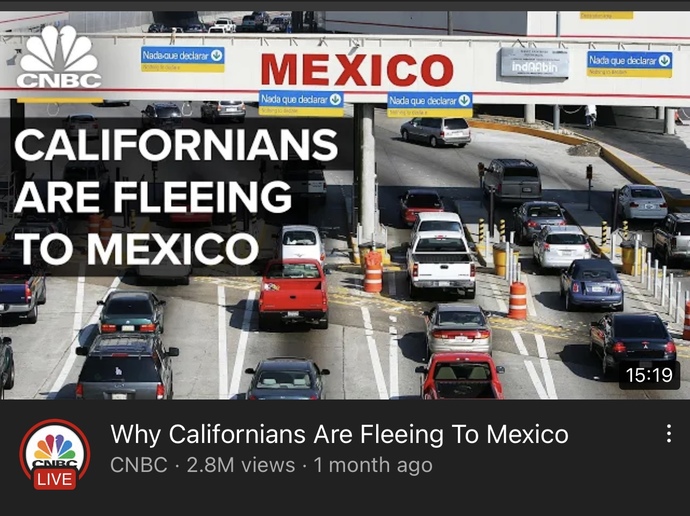 What are your opinions about people living in Mexico but work in the United States?