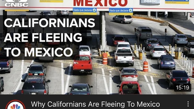 What are your opinions about people living in Mexico but work in the United States?