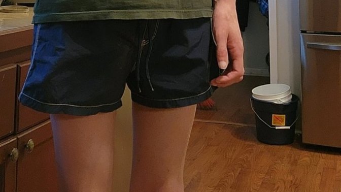 It's so hot and mugy can I wear my short shorts for walking tonight?
