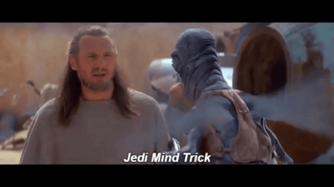 Do Jedi Mind Tricks work on you?