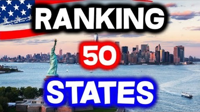 Do you agree with this " 50 American states ranked vest to worst" video?