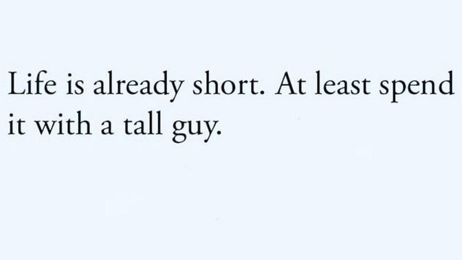 Ladies, do you only date men taller than you? Guys, do you date women taller than you?