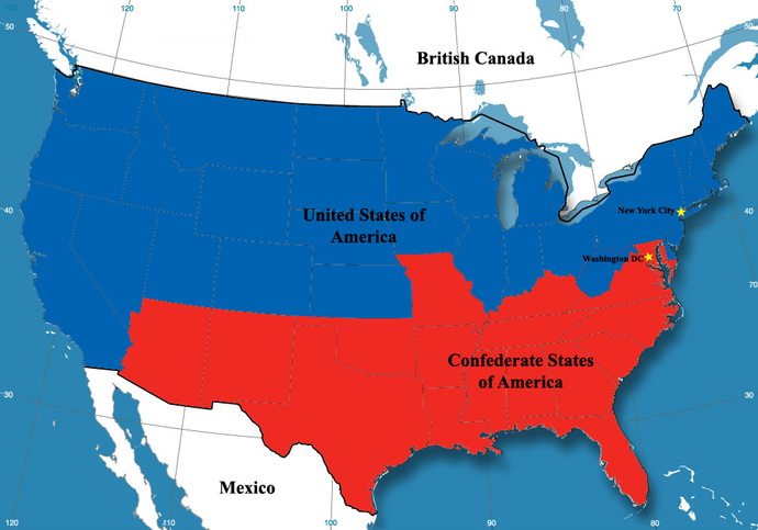 If a country is divided into two radically different religions of near equal size, should they separate into two countries?