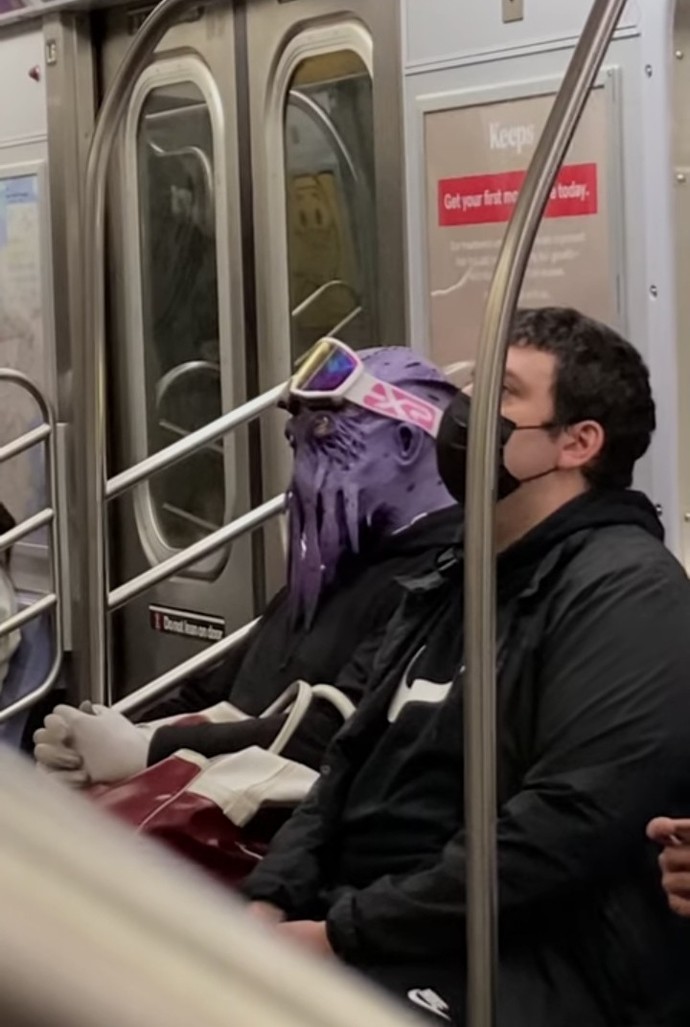Why do some people in New York do weird things on the subway?
