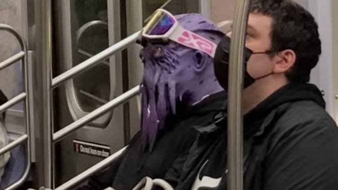 Why do some people in New York do weird things on the subway?