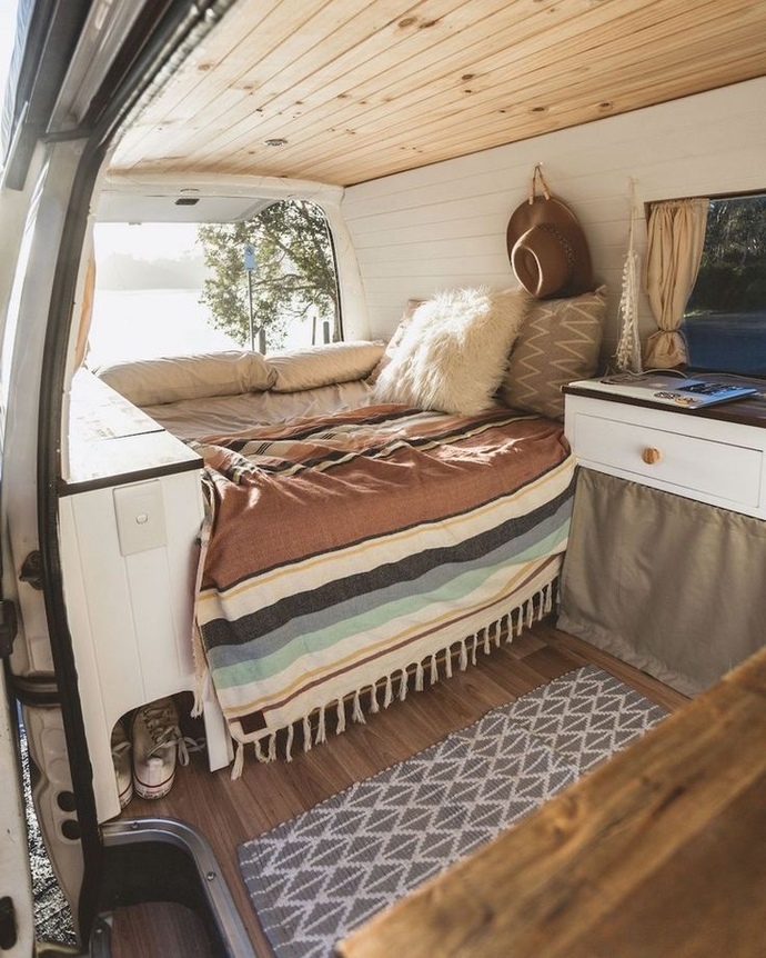 Would you live in a custom van with your partner and travel the world?