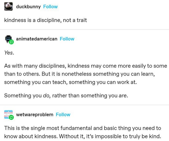 Is Kindness Learnt Or Are We Just Kind?