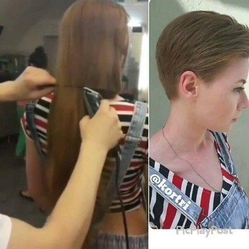 Girls ever received punishment haircut? If yes what was the haircut and for what reason?