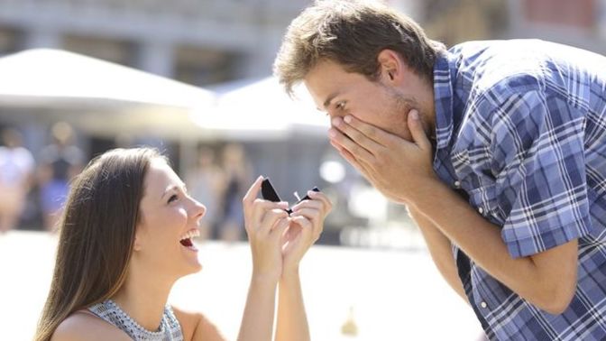 Is it ever okay for a woman to ask a man to marry him?