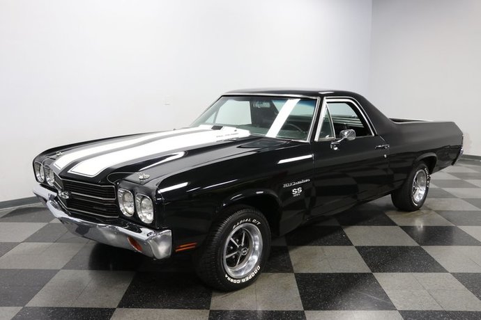 this is mine 🤩 1970 el Camino SS jet black