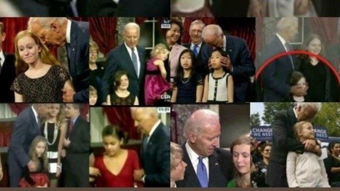 Biden. Would you be comfortablewith him around your kids?