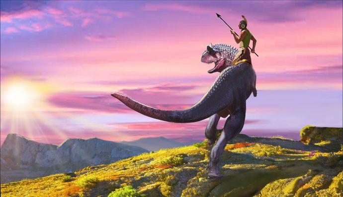 Would you eat a dinosaur? Ride one? Keep it as a pet? Raise them on a farm?