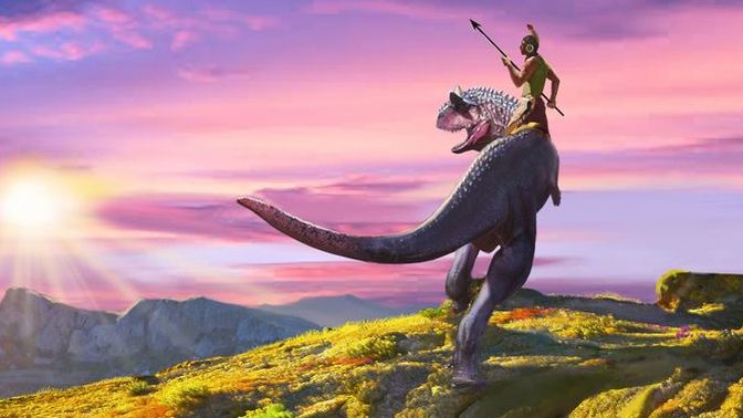 Would you eat a dinosaur? Ride one? Keep it as a pet? Raise them on a farm?
